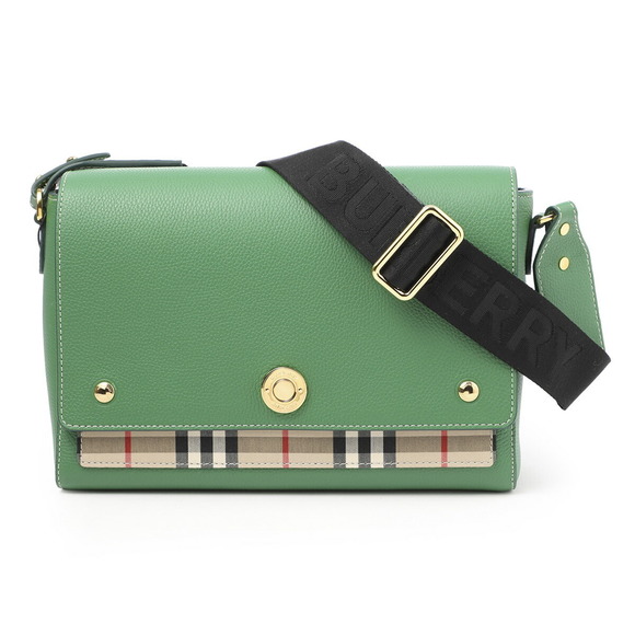 Burberry Bag Crossbody Green Leather - Picture 1 of 10